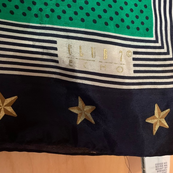 Vintage 80’s Club 7 Echo scarf - Picture 2 of 3